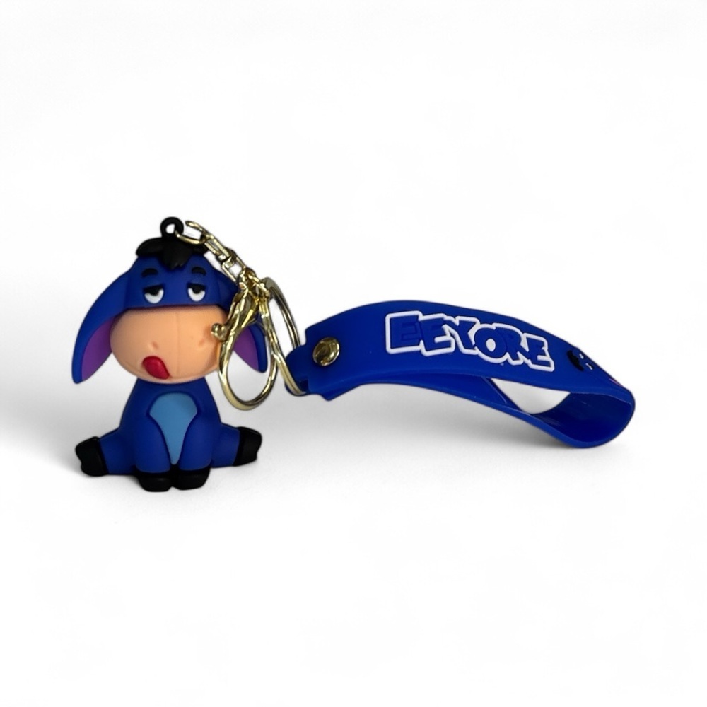 Eeyore Keychain with Blue Strap
